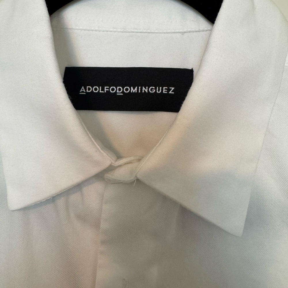 Adolfo Dominguez Men's Classic Cream Shirt
